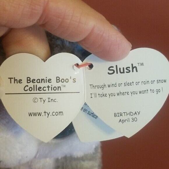 Ty Beanie Boos Lot Of 4 Scarem, Slush, Bandit, Whiskers, All With Tags Halloween - Picture 14 of 16